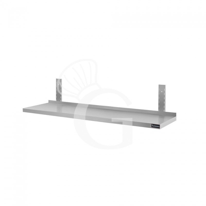 Ripiano in acciaio inox singolo, L 1000 mm x P 400 mm x H 350 mm