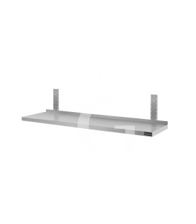 Mensola in acciaio inox singola, L 1100 mm x P 400 mm x H 350 mm