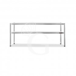 Ripiani sovrapposti, L 1400 x P 365 x H 725 mm