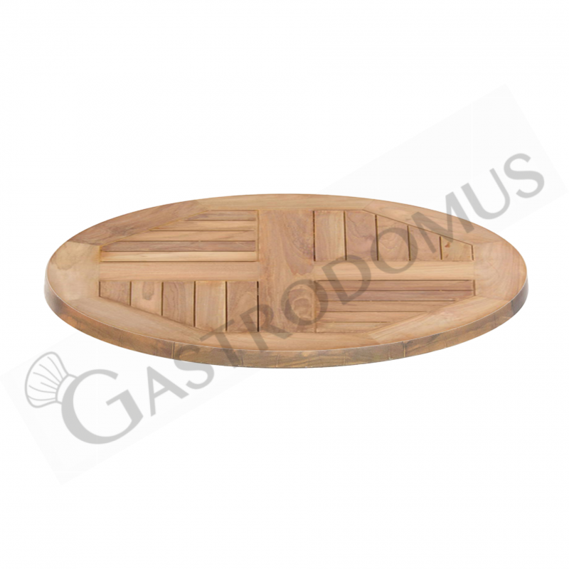 Piano rotondo in teak per esterno - diametro 700 mm Piano rotondo in teak per esterno - diametro 700 mm