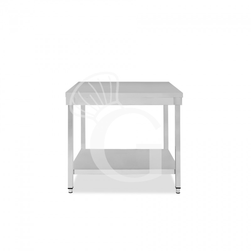 Tavolo inox 1 ripiano L 900 mm x P 700 mm x H 850 mm