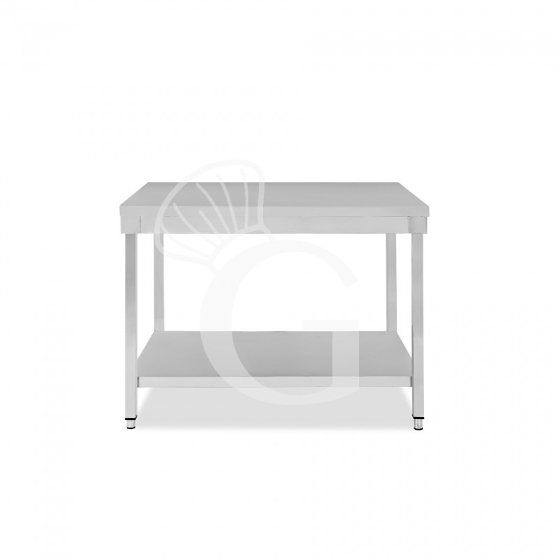 Tavolo inox 1 ripiano L 1000 mm x P 800 mm x H 850 mm