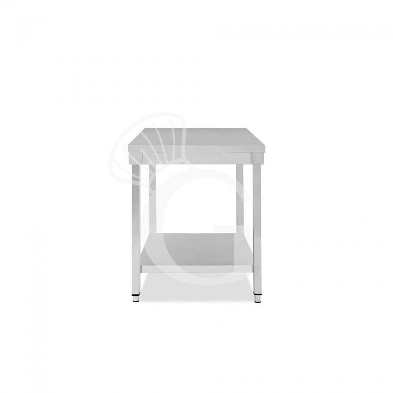 Tavolo inox 1 ripiano L 500 mm x P 800 mm x H 850 mm