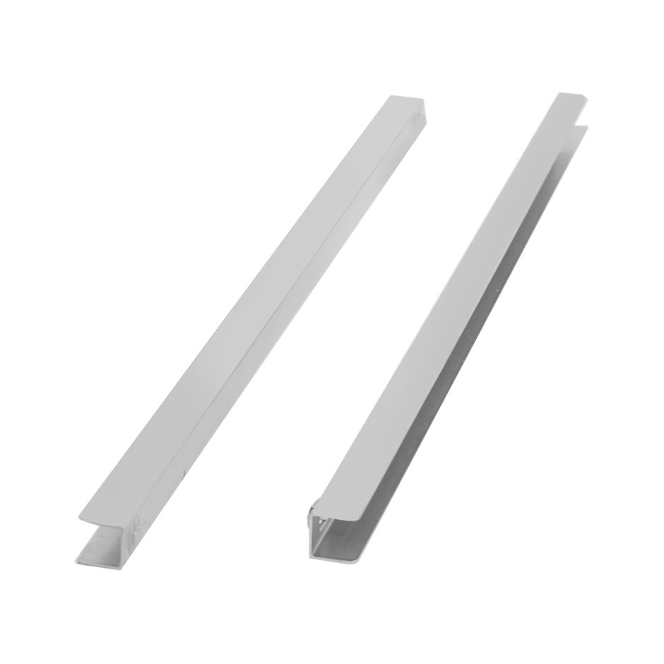 Coppia di guide in inox per saladette e tavoli refrigerati