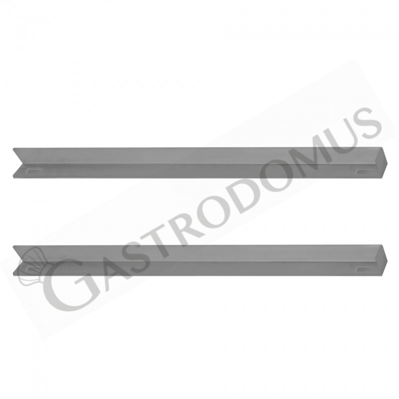 Coppia di guide in inox per armadi pasticceria Coppia di guide in inox per armadi pasticceria