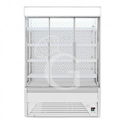 Murale espositivo ventilato Ettore con porte battenti, Temperatura +1°/+10°C, L 1940 mm