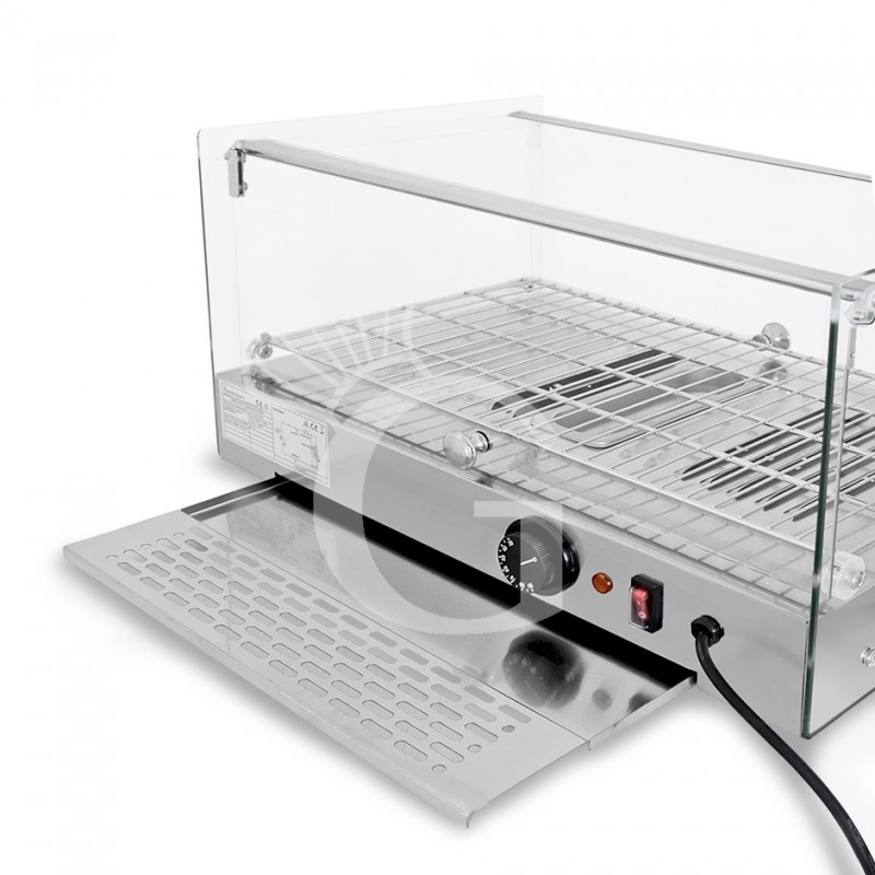 Vetrina Riscaldata vetro e inox +30°C/+90°C 35 LT L 555 mm x P 360 mm x H 305 mm