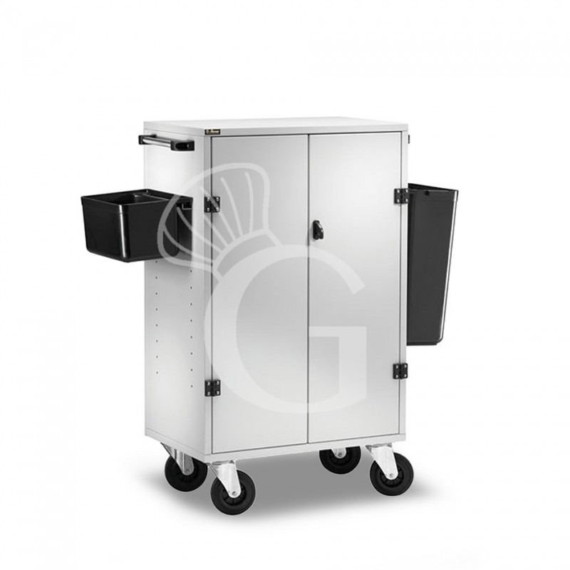 Carrello rifornimento frigo-bar - L 800 mm x P 500 mm x H 1180 mm