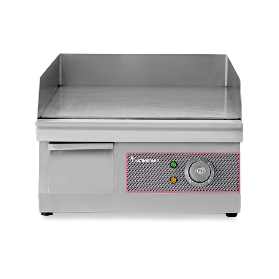 Fry Top elettrico da banco piastra liscia singola 3000 W Monofase