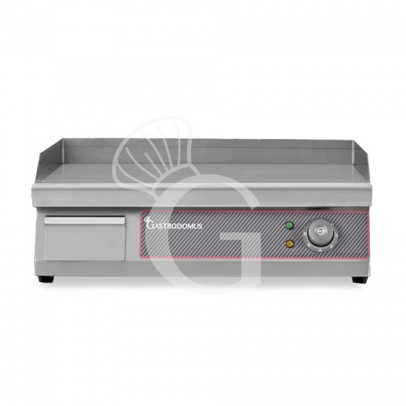 Fry top elettrico liscio da banco piastra liscia singola potenza 3 KW L 550 mm Fry top elettrico liscio da banco piastra liscia singola potenza 3 KW L 550 mm