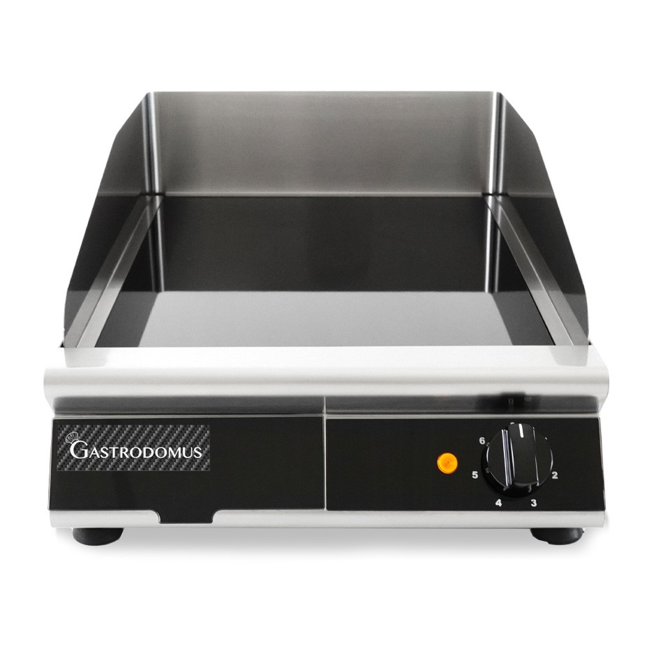 Fry Top Professionale in Vetroceramica 2 zone cottura L 410 mm x P 670 mm x H 120 mm