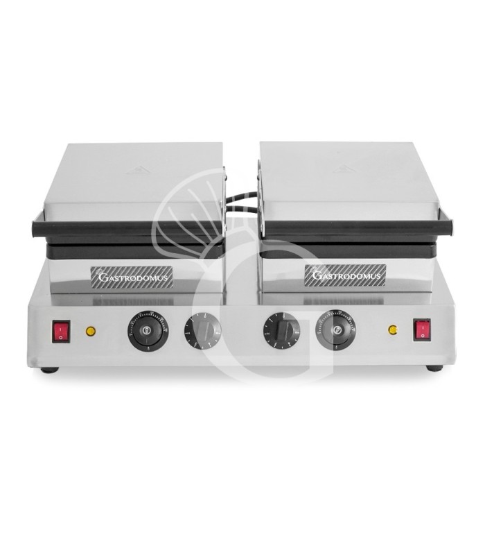 Piastra Waffle 2 Kw + 2 Kw doppia L 600 mm x P 450 mm x H 250 mm