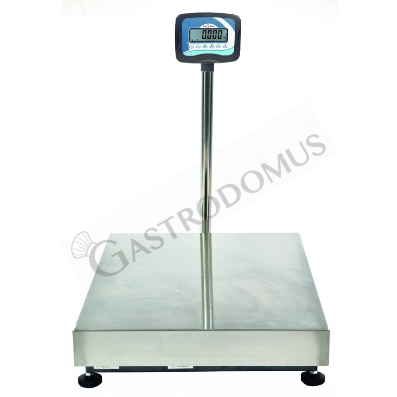 Bilancia monocella completa portata 60 Kg precisione 10 g L 500 mm x P 400 mm x H 840 mm Bilancia monocella completa portata 60 Kg precisione 10 g L 500 mm x P 400 mm x H 840 mm