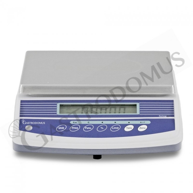 Bilancia controllo del peso portata 30 Kg precisione 1 g L 340 mm x P 320 mm x H 125 mm Bilancia controllo del peso portata 30 Kg precisione 1 g L 340 mm x P 320 mm x H 125 mm