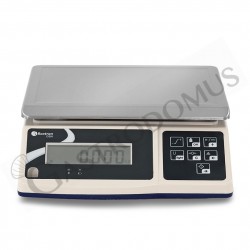 Bilancia ABS con display LCD controllo del peso portata 30 Kg precisione 1 g L 370 mm x P 330 mm x H 140 mm