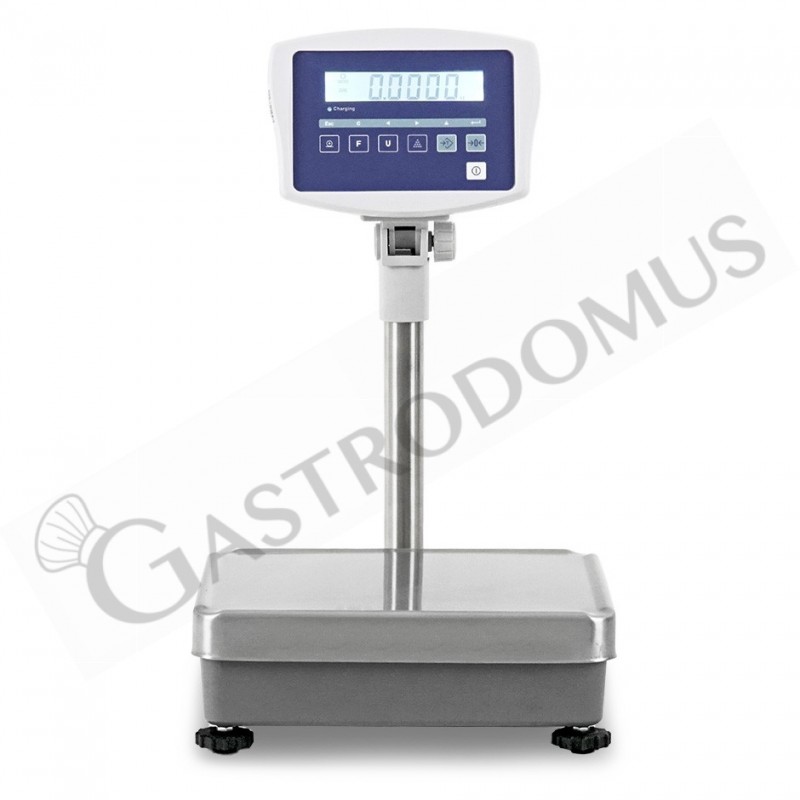 Bilancia monocella completa portata 15 Kg precisione 1 g L 360 mm x P 320 mm x H 600 mm Bilancia monocella completa portata 15 Kg precisione 1 g L 360 mm x P 320 mm x H 600 mm