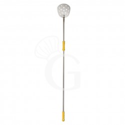 Pala per Pizza per cuocere forata Cuore in acciaio inox Ø 200 mm H 1900 mm