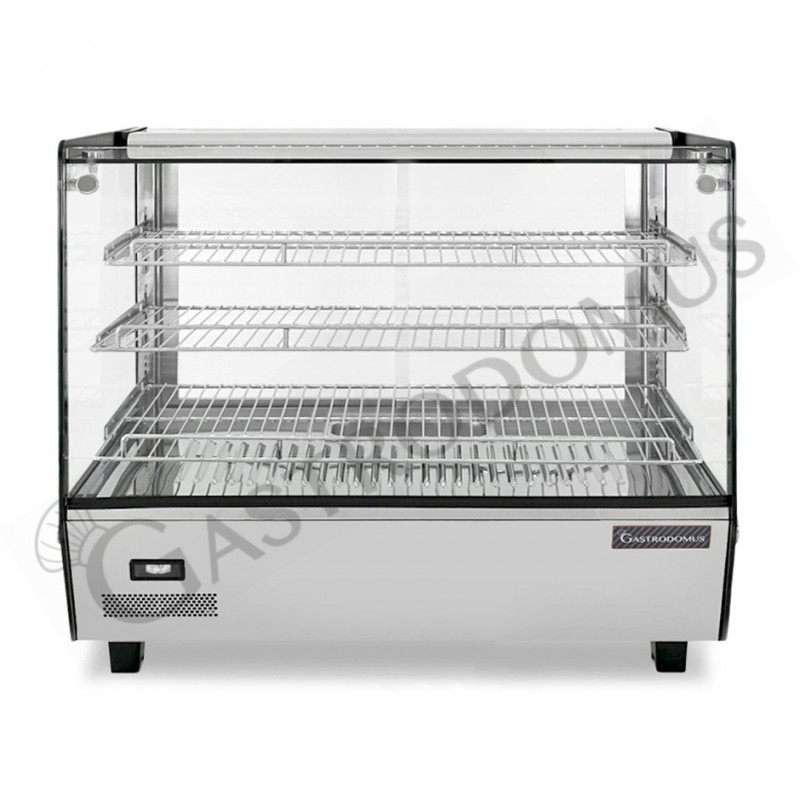 Vetrina Riscaldata inox e vetro 3 piani +30°C/+90°C 160 LT L 856 mm x P 568 mm x H 686 mm