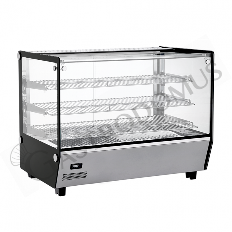 Vetrina Riscaldata inox e vetro 3 piani +30°C/+90°C 160 LT L 856 mm x P 568 mm x H 686 mm