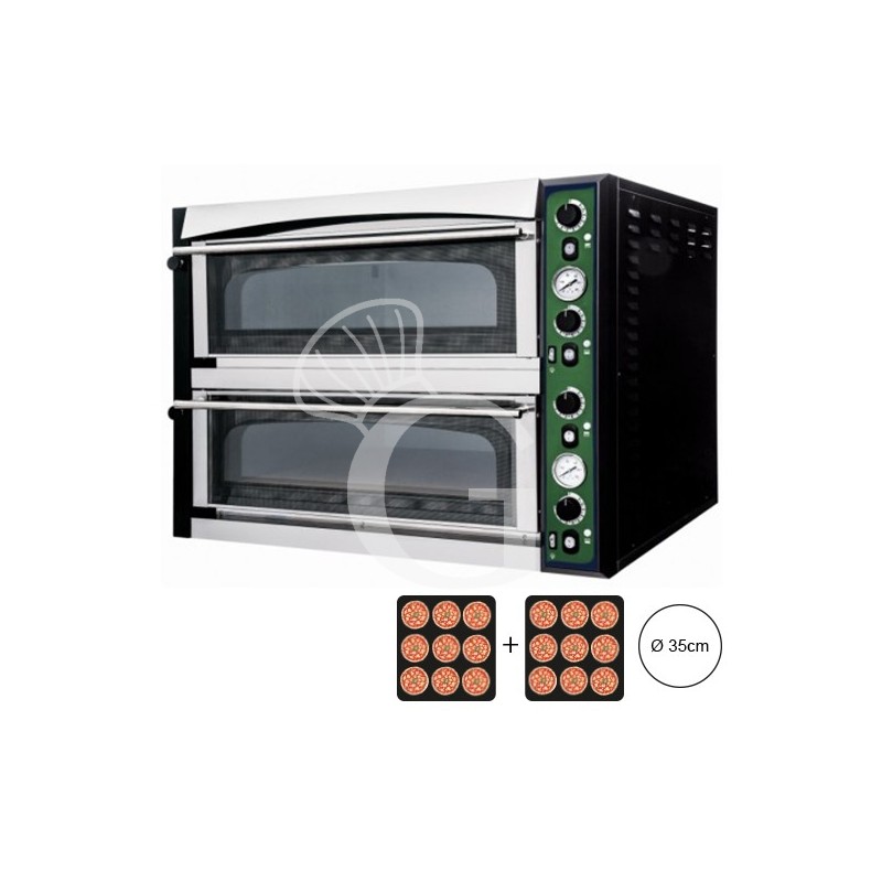 Forno elettrico per 18 pizze da Ø 35 - controllo meccanico Forno elettrico per 18 pizze da Ø 35 - controllo meccanico