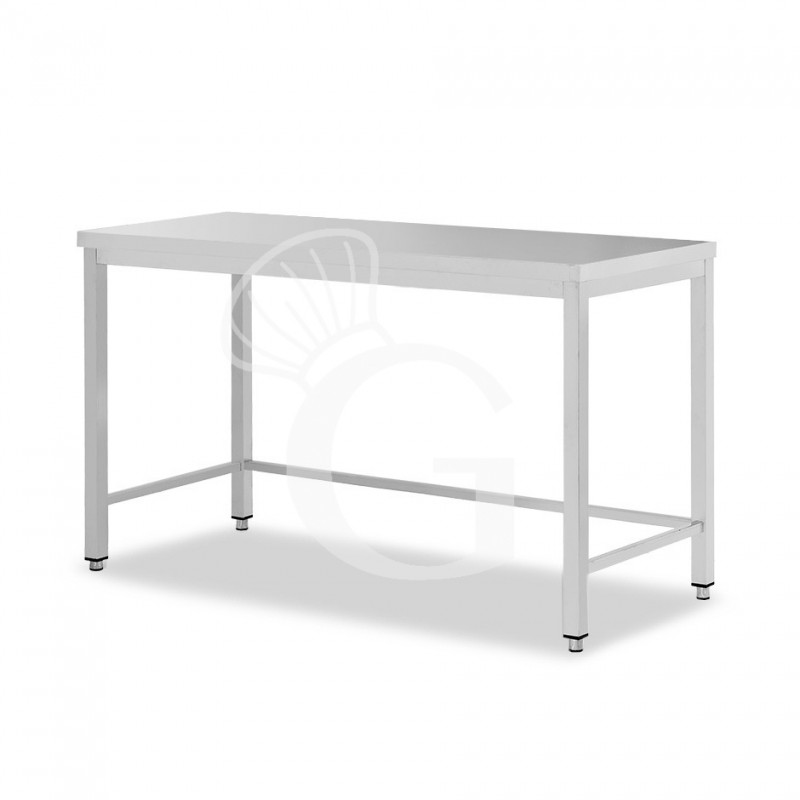 Tavolo inox L 1800 mm x P 600 mm x H 850 mm
