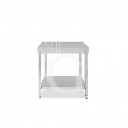 Tavolo inox 1 ripiano L 700 mm x P 800 mm x H 865 mm