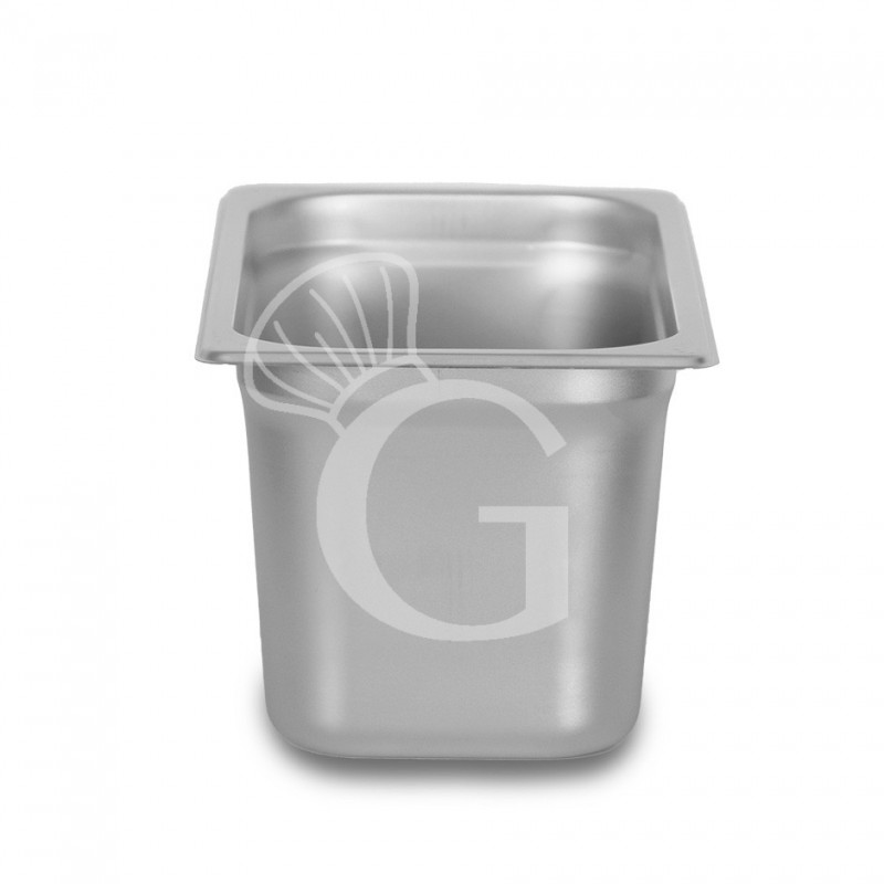Bacinella in acciaio inox GN1/3 L 325 mm x P 176 mm x H 150 mm