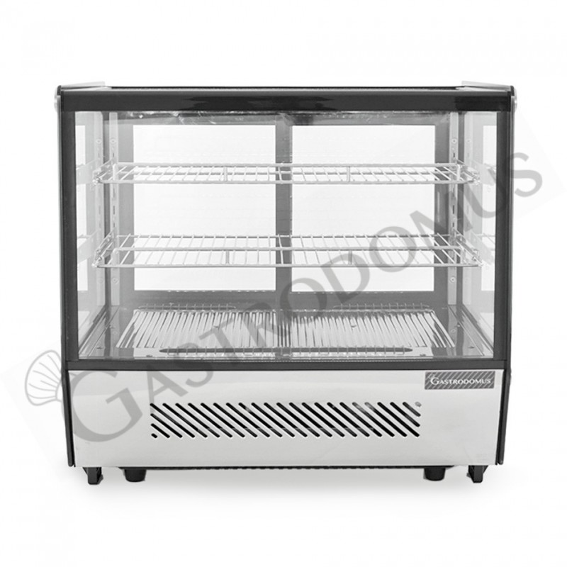 Vetrina Refrigerata ventilata da banco 120 LT luce interna a LED L 702 mm x P 568 mm x H 686 mm Vetrina Refrigerata ventilata da banco 120 LT luce interna a LED L 702 mm x P 568 mm x H 686 mm
