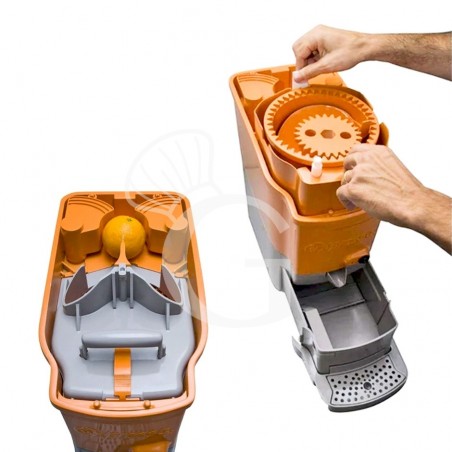 Spremiagrumi Automatica Professionale in plastica arancione Monofase 100 W Spremiagrumi Automatica Professionale in plastica arancione Monofase 100 W