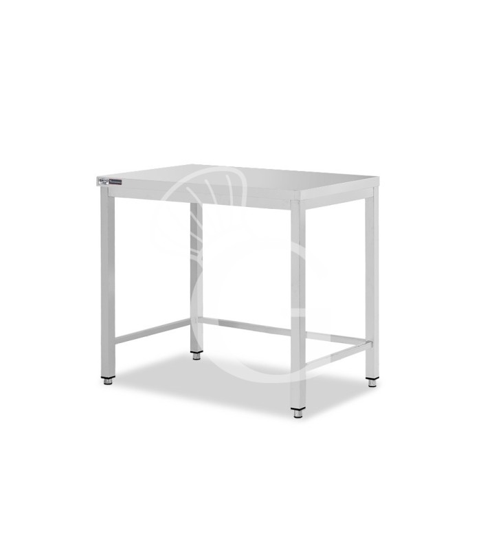 Tavolo inox L 600 mm x P 600 mm x H 865 mm