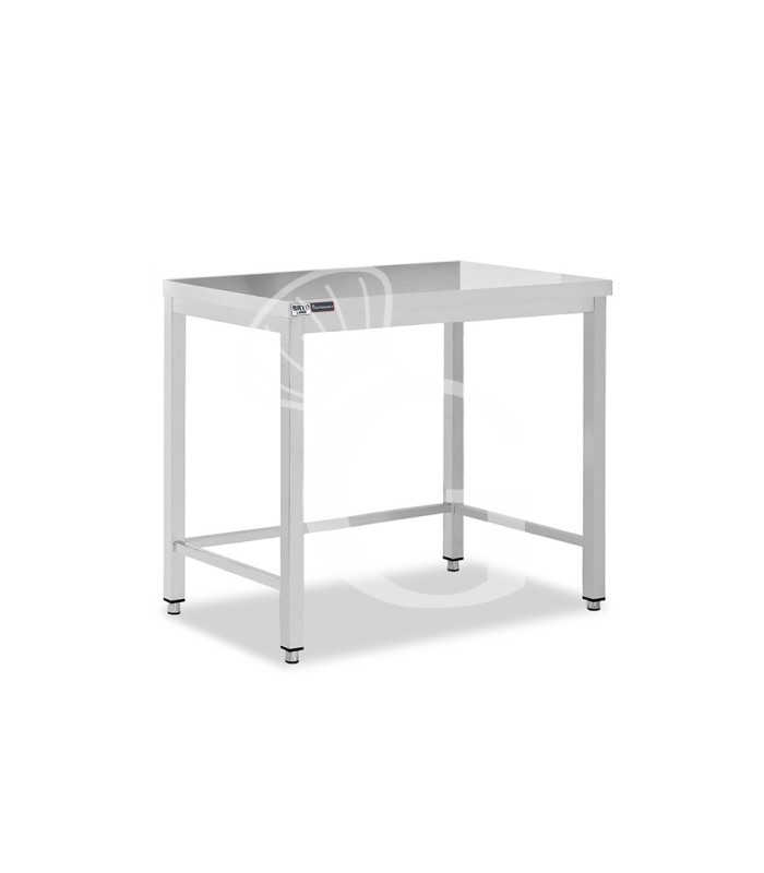 Tavolo inox L 600 mm x P 600 mm x H 865 mm