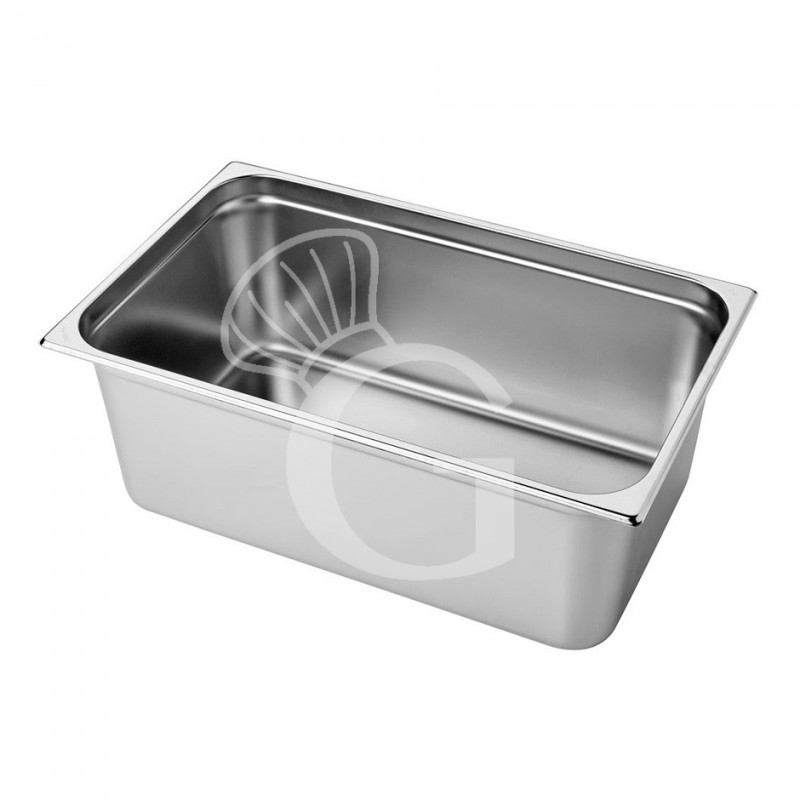 Bacinella in acciaio inox GN1/1 L 530 mm x P 325 mm x H 200 mm 30 LT