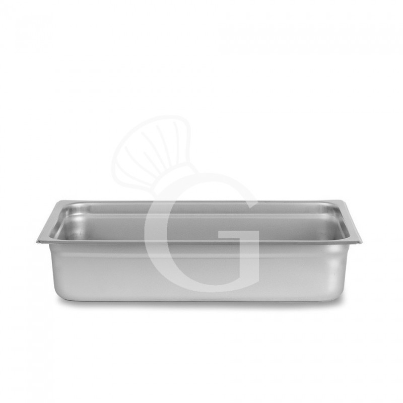 Bacinella in acciaio inox GN2/3 L 353 mm x P 325 mm x H 65 mm 5,5 LT