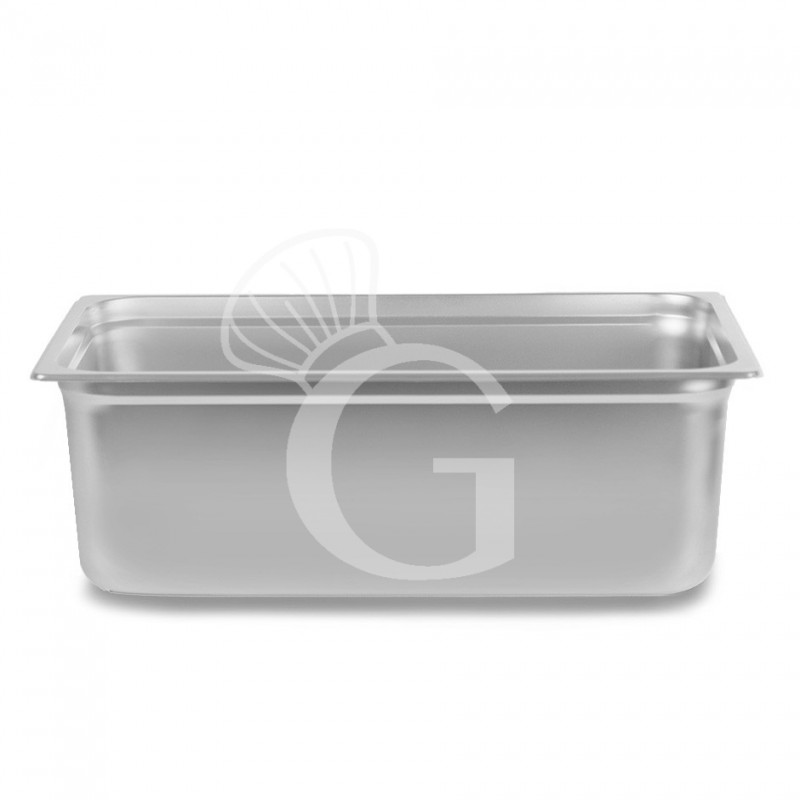 Bacinella in acciaio inox GN1/1 L 530 mm x P 325 mm x H 200 mm 30 LT