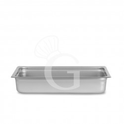 Bacinella in acciaio inox GN2/3 L 353 mm x P 325 mm x H 40 mm 3,5 LT
