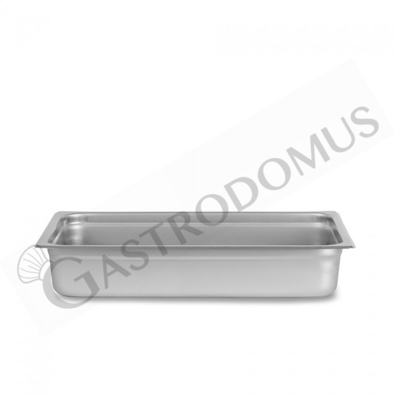 Bacinella in acciaio inox GN2/3 L 353 mm x P 325 mm x H 40 mm 3,5 LT Bacinella in acciaio inox GN2/3 L 353 mm x P 325 mm x H 40 mm 3,5 LT