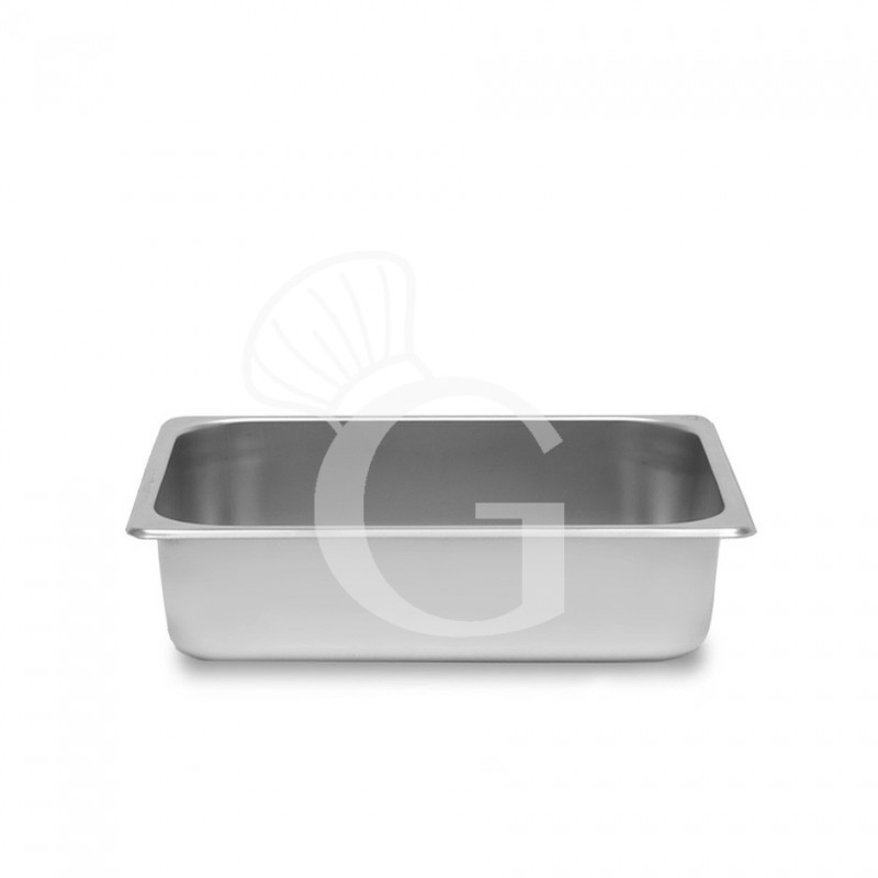 Bacinella in acciaio inox GN1/2 L 325 mm x P 265 mm x H 40 mm 2,5 LT