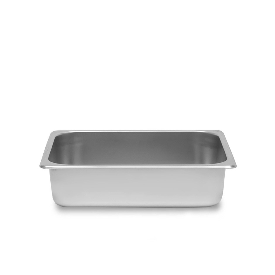 Bacinella in acciaio inox GN1/2 L 325 mm x P 265 mm x H 40 mm 2,5 LT