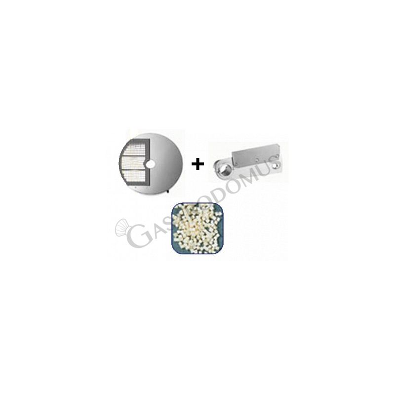 Disco tagliamozzarella a cubetti 8x8x5 Disco tagliamozzarella a cubetti 8x8x5