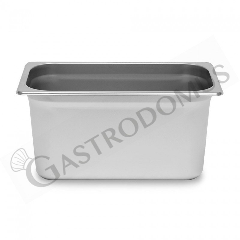 Bacinella in acciaio inox GN1/3 L 325 mm x P 175 mm x H 200 mm 8,1 LT Bacinella in acciaio inox GN1/3 L 325 mm x P 175 mm x H 200 mm 8,1 LT