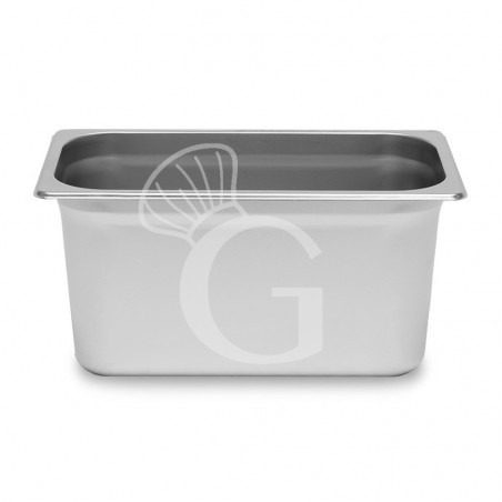 Bacinella in acciaio inox GN1/3 L 325 mm x P 175 mm x H 200 mm 8,1 LT Bacinella in acciaio inox GN1/3 L 325 mm x P 175 mm x H 200 mm 8,1 LT