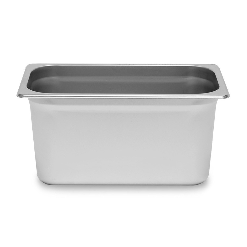 Bacinella in acciaio inox GN1/3 L 325 mm x P 175 mm x H 200 mm 8,1 LT