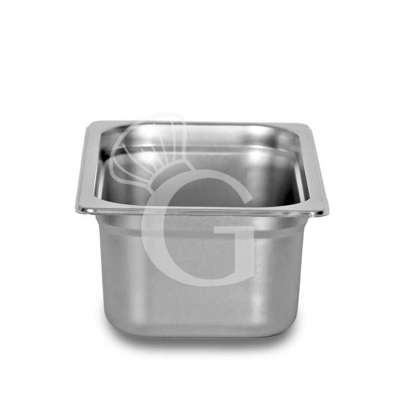 Bacinella in acciaio inox GN1/3 L 325 mm x P 176 mm x H 100 mm
