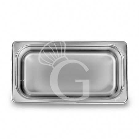 Bacinella in acciaio inox GN1/3 L 325 mm x P 176 mm x H 65 mm Bacinella in acciaio inox GN1/3 L 325 mm x P 176 mm x H 65 mm