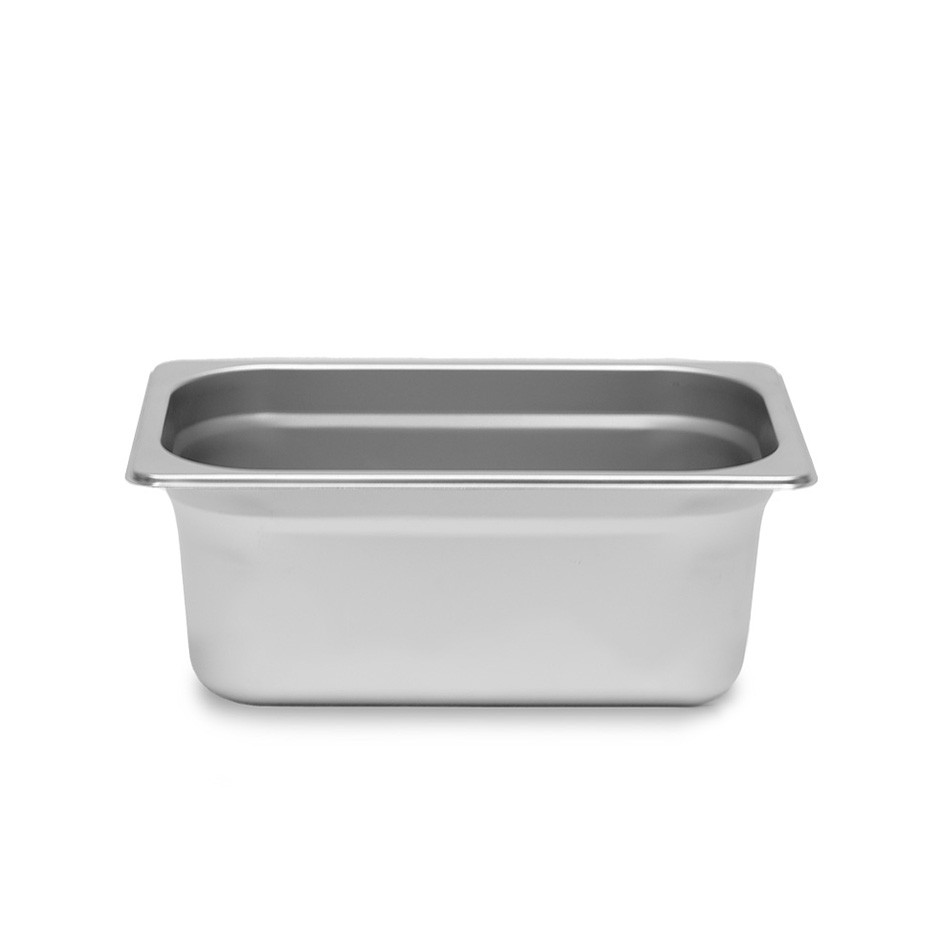 Bacinella in acciaio inox GN1/4 L 265 mm x P 162 mm x H 65 mm