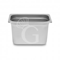 Bacinella in acciaio inox GN1/4 L 265 mm x P 162 mm x H 200 mm 4,9 LT