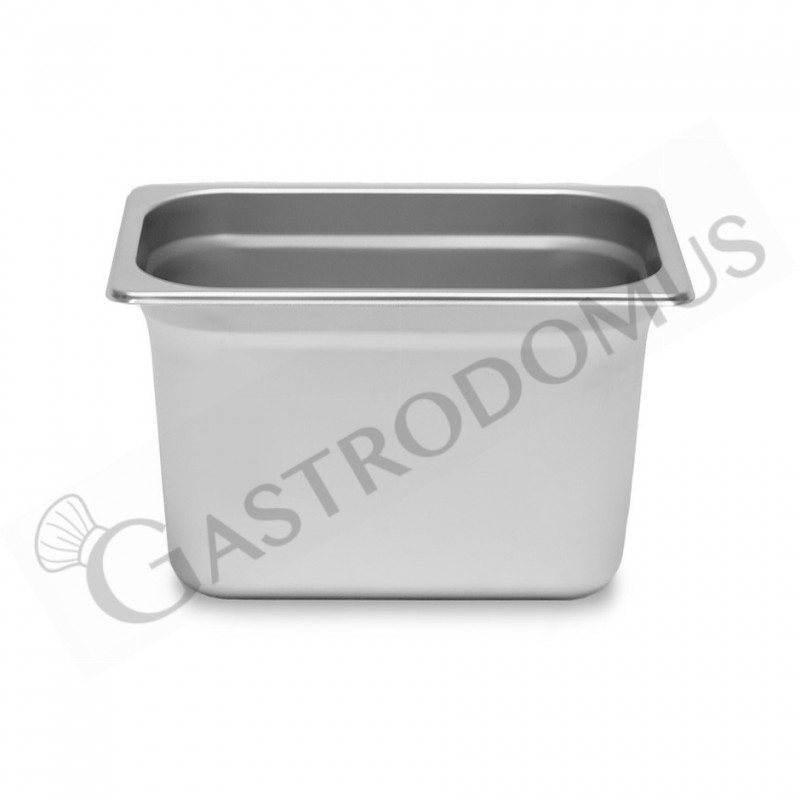 Bacinella in acciaio inox GN1/4 L 265 mm x P 162 mm x H 200 mm 4,9 LT Bacinella in acciaio inox GN1/4 L 265 mm x P 162 mm x H 200 mm 4,9 LT