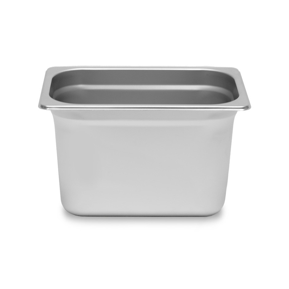 Bacinella in acciaio inox GN1/4 L 265 mm x P 162 mm x H 200 mm 4,9 LT