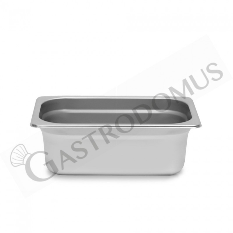 Bacinella in acciaio inox GN1/4 L 265 mm x P 162 mm x H 40 mm 1 LT Bacinella in acciaio inox GN1/4 L 265 mm x P 162 mm x H 40 mm 1 LT