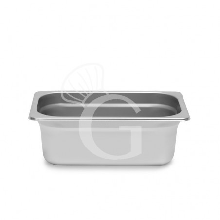 Bacinella in acciaio inox GN1/4 L 265 mm x P 162 mm x H 40 mm 1 LT Bacinella in acciaio inox GN1/4 L 265 mm x P 162 mm x H 40 mm 1 LT